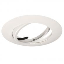  504WH - 6" Line Voltage Gimbal Ring - White