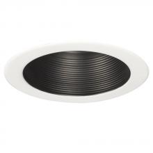  509BLK - 6" Line Voltage Step Baffle - Black