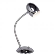  515880CH - 1-Light 5W LED Table / Desk Lamp - Polished Chrome with Gooseneck