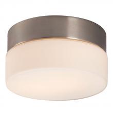  L612310BN007A2 - LED Flush Mount Ceiling Light - in Brushed Nickel finish with Satin White Glass