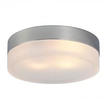  L615272CH010A1 - LED Flush Mount Ceiling Light - in Polished Chrome finish with Frosted Glass