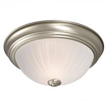  625021PT-113EB - Flush Mount Ceiling Light - in Pewter finish with Frosted Melon Glass