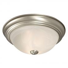  625031PT-113EB - Flush Mount Ceiling Light - in Pewter finish with Marbled Glass