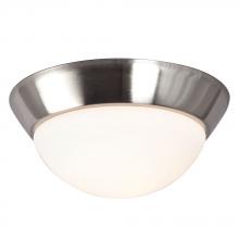  L626101BN010A1 - LED Flush Mount Ceiling Light - in Brushed Nickel finish with White Glass