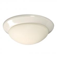  L626102WH010A1 - LED Flush Mount Ceiling Light - in White finish with White Glass