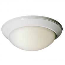  626102WH 213EB - Flush Mount Ceiling Light - in White finish with White Glass