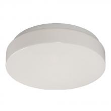  650100-213EB - Flush Mount Ceiling Light or Wall Mount Fixture - in White finish with White Acrylic Lens