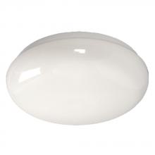  650200-113EB - Flush Mount Ceiling Light or Wall Mount Fixture - in White finish with White Acrylic Lens