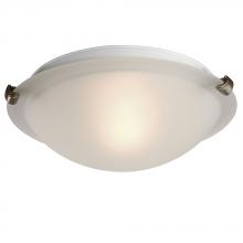  680112FR-PT113E - Flush Mount Ceiling Light - in Pewter finish with Frosted Glass