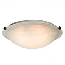 Galaxy Lighting 680116MB-OR226E - Flush Mount Ceiling Light - in Oil Rubbed Bronze finish with Marbled Glass