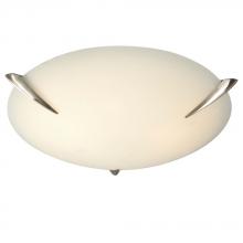 Galaxy Lighting L680231BN016A1 - LED Flush Mount Ceiling Light - in Brushed Nickel finish with Satin White Glass