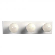  713200WH - Three Light Vanity Bar - White