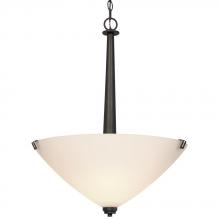Galaxy Lighting 801241ORB - Pendant - Oil Rubbed Bronze w/ Frosted White Glass