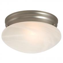  L810310PT010A1 - LED Utility Flush Mount Ceiling Light - in Pewter finish with Marbled Glass