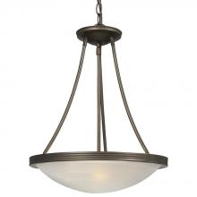 Galaxy Lighting 811480ORB - Pendant - Oil Rubbed Bronze w/ Marbled Glass