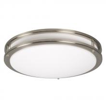  951054BN - Flush Mount - Brushed Nickel w/ Acrylic Lens