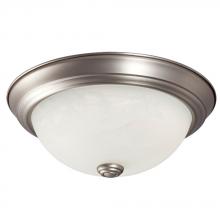  L625031PT010A1 - LED Flush Mount Ceiling Light - in Pewter finish with Marbled Glass