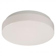  L650100WH010A1 - LED Flush Mount Ceiling Light or Wall Mount Fixture - in White finish with White Acrylic Lens