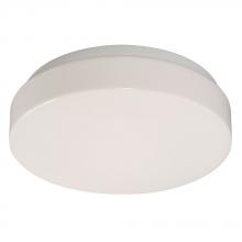  L650102WH024A1 - LED Flush Mount Ceiling Light or Wall Mount Fixture - in White finish with White Acrylic Lens