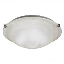 Galaxy Lighting L680116MP024A1 - LED Flush Mount Ceiling Light - in Pewter finish with Marbled Glass
