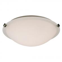  L680116WP024A1 - LED Flush Mount Ceiling Light - in Pewter finish with White Glass