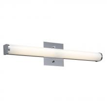 Galaxy Lighting L722852CH - Dimmable 120V AC LED Vanity Chrome with Glossy White Acrylic Lens