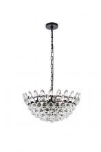  1104D20BK - Emilia 20 Inch Pendant in Black