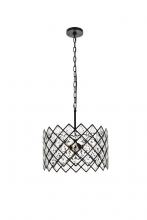  1111D16BK - Lyla 16 Inch Pendant in Black