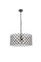  1111D21BK - Lyla 21 Inch Pendant in Black