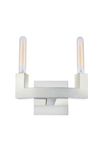 Elegant 1525W11PN - Corsica 2 light polished Nickel Wall Sconce