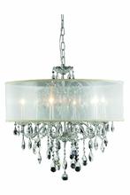  2016D24C+SH/EC - St. Francis 6 light Chrome Chandelier