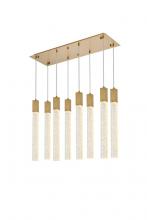  2066D36SG - Weston 8 Lights Pendant in Satin Gold