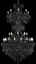  2800D36SB/RC - Maria Theresa 34 light Black Chandelier