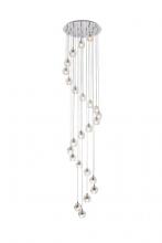  3505G19C - Eren 24 Lights Chrome Pendant