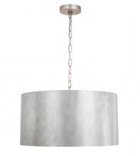  LD6015D20S - Miro 3 Light Vintage Silver Pendant