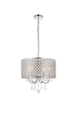  LD711D17C - Elise 17 Inch Pendant in Chrome