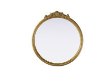 Elegant MR7G24AB - Wall mirror 24"x1.4"x25.6" Antique Brass