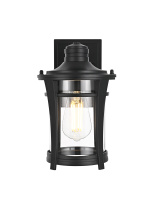 Elegant OD609W11BK - Wall Sconce W6.6"xD7.7"xH10.9" Lt1/E26/60W Black