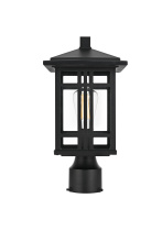 Elegant OD613P14BK - Pole Light W7.5"xD7.5"xH14.1" Lt1/E26/60W Black