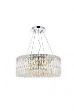  V2030D20C/RC - MaxIme 12 Light Chrome Chandelier Clear Royal Cut Crystal