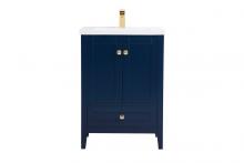  VF-2001BL - 24 Inch Bathroom Vanity in Blue