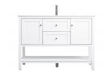  VF22248WH - 48 Inch Single Bathroom Vanity in White