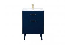  VF41024MBL - 24 Inch Bathroom Vanity in Blue