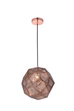  PD2052 - Kronos 1 Light Copper Pendant