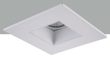  R4-DS90MW - 4" Matte White Square baffle Trim MR16