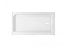  STY01-R6036 - 60x36 Inch Single Threshold Shower Tray Right Drain in Glossy White