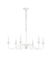  LD5056D30WH - Rohan 30 Inch Chandelier in White