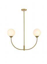  LD816D30SG - Nyomi 30 Inch Chandelier in Satin Gold