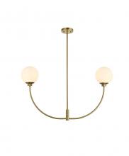  LD816D36SG - Nyomi 36 Inch Chandelier in Satin Gold