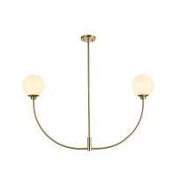  LD816D42SG - Nyomi 42 Inch Chandelier in Satin Gold